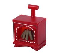 lopituwe Cheminée Miniature Lumineuse à LED pour Maison de poupée, avec Petite Figurine décorative, idéale pour décorer Une Chambre, Un Grenier Une Salle à Manger. Meubles Miniatures pour Maison de