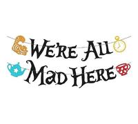 lopituwe Décorations d'anniversaire Blink 182 : bannière « We're All Mad