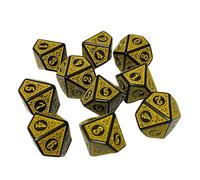 lopituwe Dés à 10 Faces D10 en Vrac, dés Multi-Faces, en Acrylique Originaux, Jeux de Maths Amusants, Jeux de société pour Les réunions Famille, rôle esthétiques Gros