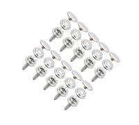 lopituwe Ensemble de boutons-pression en acier inoxydable pour bâche de bateau, avec outil de pose de capuchons pour vis de fixation et boutons-pression de rembourrage.
