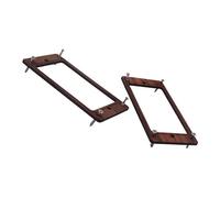 lopituwe Ensemble de deux anneaux de montage pour micros guitare électrique Essential Electric Guitar Mounting Rings Flat Bottom - Accessoires pour guitaristes électriques