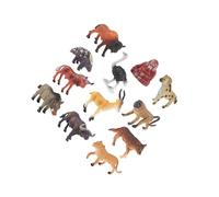 lopituwe Ensemble de Figurines d'animaux d'Afrique, idéal pour la décoration l'éducation des Enfants. Figurine de Loup réaliste pour aux détails impressionnants.