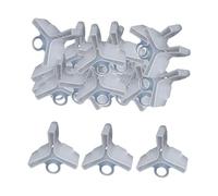 lopituwe Étui pour hameçons triples de pêche avec système de Drainage et Fente pour Un Maintien sûr des hameçons dans Toutes Les Conditions de pêche. Comprend 50 étuis