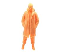 lopituwe Figurines de Personnages à Peindre soi-même, très détaillées, pour Ajouter Une Touche Unique à Vos Figurines de Rue Non peintes. Résistantes l'usure. Personnages réalistes, StyleB