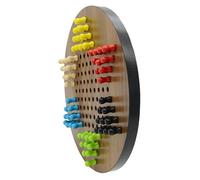 lopituwe Jeu de Dames Chinoises en Bois, Un Jouet Qui favorise l'éveil et Le développement des Tout-Petits pour Les Enfants d'âge préscolaire.