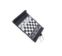 lopituwe Jeu d'échecs Classique pour débutants et Joueurs confirmés, Portable et idéal pour Jouer Partout et à Tout Moment. Coffret en Cuir PU avec 32 pièces Noires et Blanches. pour Dimensions