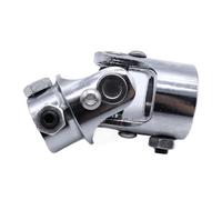 lopituwe Joint de cardan double D 1 pouce x 3/4 pouce pour arbre de direction, robuste, utilisé pour connecter un joint cardan universel remplacement en métal 1 x 3/4