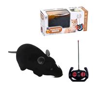 lopituwe Jouet pour Chat RC d'apparence réaliste, Souris réaliste pour Divertissement de Chat sans Fin, Rats télécommandés en Plastique, Noir