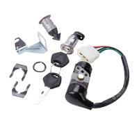 lopituwe Kit de Verrouillage à clé pour boîtier de Batterie Moto : système Verrouillage Robuste Comprenant Deux clés pour Une sécurité optimale. Efficace du contacteur d'allumage