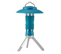 lopituwe Lampe de Camping suspendue pour l'atmosphère et l'éclairage de secours, lampe de Camping multifonctionnelle et Rechargeable, support extérieur en ABS, bleu