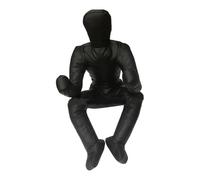 lopituwe Mannequin d'entraînement Multi-Usage pour Arts Martiaux, en Cuir PU, idéal pour la Lutte et l'amélioration des compétences et des Techniques. Un Accessoire, Noir, 165 cm