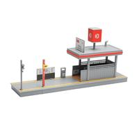 lopituwe Maquette de Station de métro Miniature à l'échelle 1/64 : Un Projet Construction Amusant à réaliser soi-même pour développer la créativité et l'esprit d'équipe. Un Puzzle Architectural