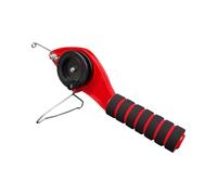 lopituwe Mini Canne à pêche sur Glace avec Support pour Moulinet - Kit de pêche hivernale léger, Compact et Portable pour Voyages, Bateaux et Mers.