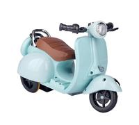 lopituwe Moto acrobatique Interactive rotative à 360° avec Musique et lumière, Jouet électrique Amusant et Durable pour bébé, Bleu, 21 x 22 cm