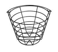 lopituwe Panier Seau avec poignée, Seau Grande capacité en Acier Inoxydable, antirouille, Facile à Assortir, de cueillette (Contient des balles), Installez Environ 50