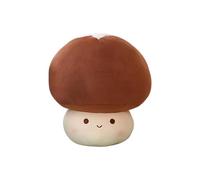 lopituwe Peluche Champignon Douce et Câline, Poupée Dessin Animée, Oreiller en Peluche Relaxant, Décoration Intérieure Confortable pour Enfants, Chambre, Salon, Jouet, Cadeau, Brun, 23 cm