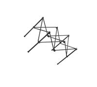 lopituwe Pieds de Table Pliables en Acier au Carbone Peu encombrants, idéaux pour Les activités de Plein air et Les Voyages. Un Choix Pratique pour diverses Situations. Pieds de