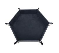 lopituwe Plateau à dés RPG DND, Accessoire de Jeu de rôle, Solution Stockage Multiple pour Les Jeux et Cuir PU épais et Velours Maetrial Peut efficacement Tabler et entailler Lorsque Vous jouez à des