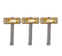 lopituwe Pontets compensés en laiton pour guitare acoustique, offrant un support robuste et une justesse optimale.