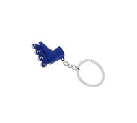 lopituwe Porte-clés Patins à roulettes Tendance - Cadeau Original - Boucle de coration de Sac - Porte-clés chaîne Patins, Bleu, 8x3cm