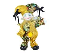 lopituwe Poupée de clown classique à articulations flexibles, tenant debout. Polyvalente, Pour elle peut servir de cadeau, décoration d'accessoire, et constituer un bel objet collection. Articulations