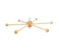 lopituwe Support de Carillon à Vent en Bois, Joli et décoratif. Idée Cadeau de Naissance. Support à Suspendre pour Berceau, Faire soi-même. Cadeau Naissance. Artisanat Fait Main.