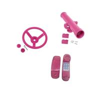 lopituwe Télescope Bateau Pirate pour Jardin : stimule l'imagination, Volant pour Les activités de Plein air, balançoire Bateau Pirate, cabane dans Les Arbres (Cadeaux), StyleB