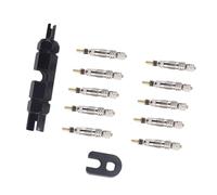 lopituwe Valve tubeless en Laiton Polyvalente pour vélo, avec extracteur de Valve et système de Remplacement Efficace et Facile à Installer.