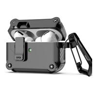 Lopnord Coque pour Air Pods Pro 2 2022/Air Pods Pro 2019, Fermeture Magnétique Antichoc pour Apple Air Pod Pro Coque avec Porte-clés pour Hommes et Femmes