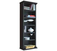 Loposa bibliothèque CD,DVD rangement 150 CD 6 tablettes noir.