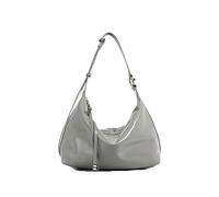 LoprNsdgt Épaule en Cuir Ciré À l'huile Vintage pour Femmes avec Fermeture À Glissière,Gris
