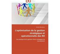 L'optimisation De La Gestion Stratégique Et Opérationnelle Des Rh