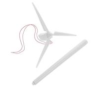 LOPUNER 1 Ensemble De Pales De Ventilateur D'Éolienne Solaire Accessoires D'Éolienne Kit De Générateur D'Éolienne De Moulin À Vent Solaire À Faire Soi-Même Mini Éoliennes