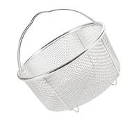 LOPUNER 1 pièce Panier de Cuisine Multifonction Acier Inoxydable Panier de Friture et Égouttoir avec Support Pratique pour Cuisson et Vapeur