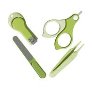 LOPUNER 1 Set Kit de Manucure pour Bébé Coupe-ongles pour Nourrisson Soins Compacts et Pratiques pour Voyage