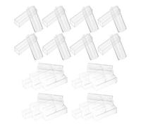 LOPUNER 100 Pièces Cuvette D'analyse en Plastique Transparent Réutilisable pour Échantillons 4,5ml Chemin Optique 10mm pour Tests D'eau et Expériences Scientifiques