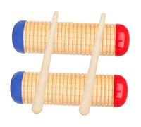 LOPUNER 2 Ensembles Sets de Instruments de Percussion Bois avec Maracas de Sable pour Éveil Musical et Coordination Manuelle