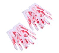 LOPUNER 2 Paires Gants Sanglants Halloween Accessoires Effrayants pour Maison Hantée Décoration Prank Party Haunted House
