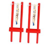 LOPUNER 2 pièces Bois pour Garçon Fille Figurine à Tirer Jeu Dexercice de Force et Coordination des Doigts Gymnastique pour Filles et Garçons