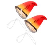 LOPUNER 2 Pièces Nez de Perroquet Réaliste, Accessoire Cosplay Portable | Perroquet Decoration, Accessoire de Costume D’oiseau, Ajustement Confortable, Garçon Fille et Adultes, Théâtre, École, Fête