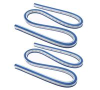 LOPUNER 2 Pièces Règle Flexible Souple Double Face Noyau Métallique pour Tracés de Couture et Dessin Technique Outil de Mesure pour Design et Arts