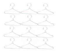 LOPUNER 20 Pièces Cintres Miniatures pour Vêtements de Poupées de Accessoires de Décoration pour Maison de Cintres pour Organiser Les Tenues des Petites Poupées