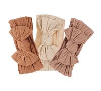 LOPUNER 3 Pièces Lot de Bandeaux Nylon pour Nœud Accessoires pour Parfaits pour Photos Confort Optimal et Coordination Facile des Tenues