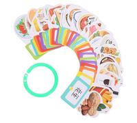 LOPUNER 30 Pièces Éducatives pour Garçon Fille Apprentissage de Anglais et Cognition Matériaux Sûrs et Colorés pour Jardin Garçon Fille