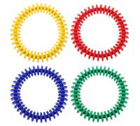 LOPUNER 4 Anneaux Plongeurs Colorés pour Piscine - Jouets d’Entraînement Souterrain, Kit de 4 Pièces pour Fête et Jeux d’Été
