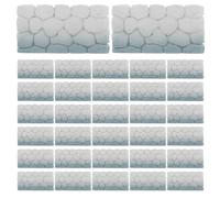 LOPUNER 50 Mini-clôtures pour Maison de poupée - Clôtures de Ferme Miniatures en résine pour Micro-paysages DIY - Mini- décoratives pour Jardins féeriques et projets de Loisirs créatifs