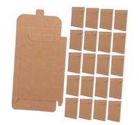 LOPUNER 50 pièces Boîte de Rangement Kraft pour Cartes Organisateur Papier Recyclé Boîte Enveloppe Vierge pour Photos Documents et Cadeaux Couleur Marron