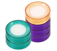 LOPUNER 6 pièces Lot de Éponges Humides pour Doigts Humidificateurs Doux sans Odeur pour Compter Faciliter le Tri Manipulation des Banque Couleur Aléatoire Couleur Aléatoire