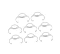 LOPUNER 8 Pièces Poignées de Biberon pour Garçon Fille de Poignées Large pour Biberons Blanc Accessoire Pratique pour Alimentation des Nourrissons Design Ergonomique et Facile à Nettoyer