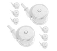 LOPUNER 8 Pièces Roues de Remplacement pour Marche Garçon Fille et Poussette Roulettes Plastique Légères et Durables pour Accessoires de Roues de Poussettes Garçon Fille
